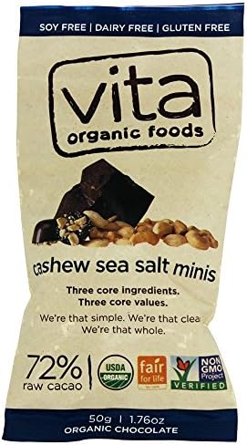 Vita Organic Foods - Organic Minis Cashew Sea Salt - 1.76 oz (pack of 2)