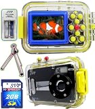 Photo : SVP Acqua DC-1231Bk 12MP Max. Digital Still Camera with waterproof case (2GB High Speed SD Card & Tripod & AAA Rechargeable Set Included)
