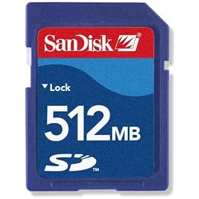 Sandisk Sd Card 512Mb Sandisk - 5 Year Warranty
