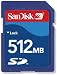 Sandisk Sd Card 512Mb Sandisk - 5 Year Warranty