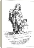 Box Canvas Print of A Russian Woman, 19th century. from Heritage-Images