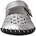 pediped Katelyn Originals Mary Jane (Infant/Toddler),Silver,Large (18-24 Months)