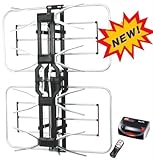 Antenna Pros AX-929 4-Bay Outdoor HD TV Antenna with Motor Rotor