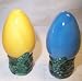 Papel Ceramic Christmas Bulbs Salt & Pepper Shaker Set