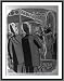Historic Print (L): [Caricature of wealthy parishioners gambling at St. John's Parish Benefit bazaar; one e
