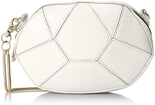 POVERTY FLATS by rian Small Cross Body Bag, White, One Size