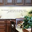 Fondest Memories Around Table Wall Appliqué