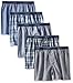 Fruit of the Loom Men's Exposed Waistband Low Rise Boxer, Assortment(Pack of 5)
