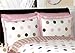 Sweet Jojo Designs 3-Piece Pink and Brown Modern Dots Children's, Kids, Teen Full/Queen Girls Bedding Set