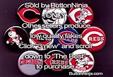Set of 10 Cincinnati Reds Pins 1.25" Buttons MLB Baseball