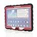 Samsung Galaxy Tab 3 (does not fit LITE) 10 inch (2013) Drop Tech Red Gumdrop Cases Silicone Rugged Shock Absorbing Protective Dual Layer Cover Case