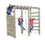 Details zu "Klettergerüst Premium mit Kletterwand Spielgerüst aus Holz für den Garten mit Reck und Kletternetz" Details zu "Klettergerüst Premium mit Kletterwand Spielgerüst aus Holz für den Garten mit Reck und Kletternetz"