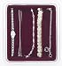 Buy bracelet watches - Velvet Jewelry Tray - Stacking-Watches & Bracelets (Burgundy) (1.5" H x 8.25" W x 9.25" D)