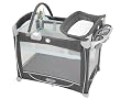 Graco Element Pack 'N Play Playard with Bassinet, Splash