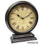 Infinity Instruments The Dais - Distressed Round Table Clock