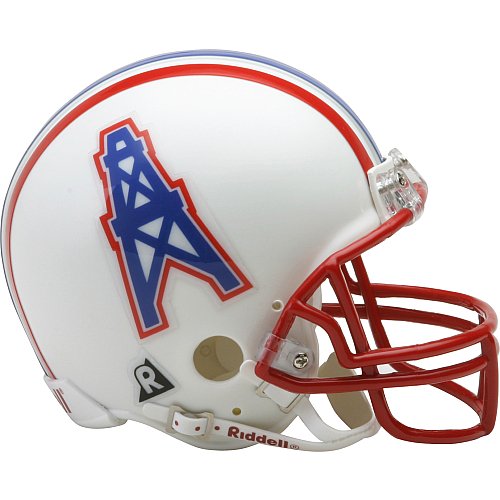 Riddell Tennessee Titans / Houston Oilers Mini Replica Throwback Helmet