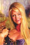 Paris Hilton (Holding Dog) TV Poster Print - 11