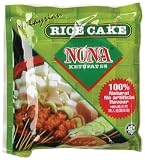 Nona Rice Cake (Ketupat), 9-Ounce Packages (Pack of 10)