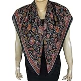 Silk Wraps Printed Square Scarf India Dresses