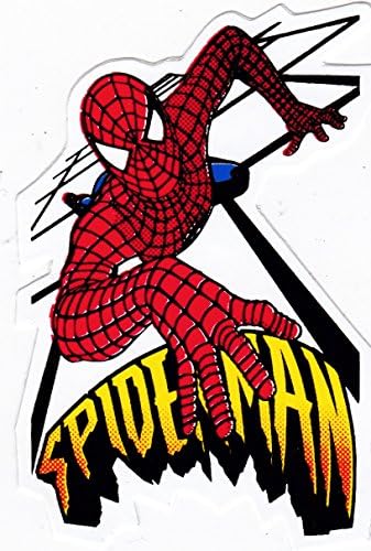 [279b] Spiderman Super Hero Marvel Comic Animation Car Bumper Sticker Vinyl Die Cut Skate Decal 2.5x4 Inches