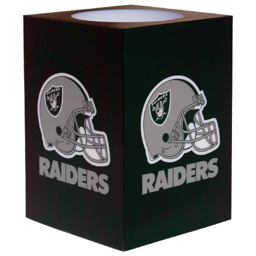 NFL Oakland Raiders Square Flameless Candle