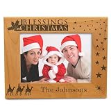 Personalized The Blessing of Christmas Wooden Picture Frame