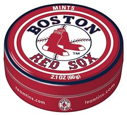 Team Tins Mints, Boston Red Sox, 2.1-Ounce Tins (Pack of 10)