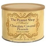 The Peanut Shop of Williamsburg Hand Cooked Virginia Peanuts, 12-Ounce Tin (Pack of 4)