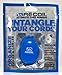 Recoil AUTOMATIC Cord Winder for Headphones, USB Cables and Phone, Tablet and Reader Chargers. No More Tangled Cords! The Original Retractable Cord Organizer. Blue, Size Medium