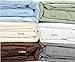 Deluxe Hotel 4-Piece Bed Sheet Set - Dobby Stripe - 100% Cotton Sateen - 300 Thread Count - King - Beige