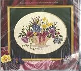 518bBUUpMBL. SL160  Heritage Collection   Basketworks   Crewel Embroidery Kit #00911