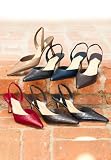 J.G. Hook® Leather Slingbacks