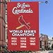 St. Louis Cardinals Flags : St Louis Cardinals World Series Championship Years Applique Flags Flags