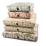 Rectangular Toile Eco Friendly Dog Bed - Black Small