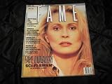 Fame Magazine (Faye Dunaway , Tom Berenger , Hedda Nussbaum , Morley Safer , Nancy Reagan, April 1990)