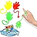 Sticky Hands - 6 Dozen - Bulk Pack of 72 Colorful Pary Favor Stretchable Hands - 1¼