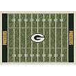 NFL Team Home Field Novelty Rug Rug Size: 5'4" x 7'8", NFL Team: Green Bay Packers