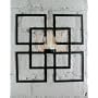Wall Candle Holder Contemporary Modern Romantic Square