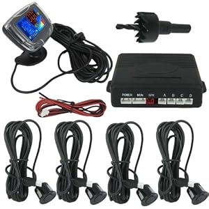 Dual CPU Car Parking Sensor System with LCD Monitor and Step-up Alarm Weatherproof Sensor Dual CPU Car Parking Sensor System with LCD Monitor and Step-up Alarm Weatherproof Sensor