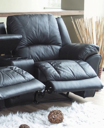 Promenade Black RAF Recliner - 7575RR Coaster Furniture