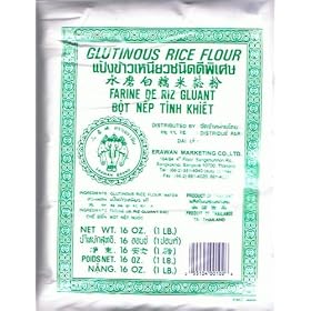 Dried Sweet Glutinous Rice Flour - 2x 1 Lb (Traditional Water Milled)