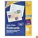 Avery Postcards for Inkjet Printers, Matte, 5.5 x 4.25 Inches, White, Box of 200 (08387)