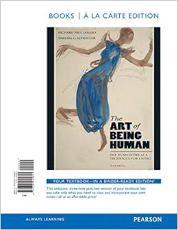 Amazon.com: The Art of Being Human, Books a la Carte Edition (10th