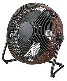 pieria (ピエリア)籐風インテリア扇風機 (メカ式)丸型 ダークブラウン GIM-367(DB)