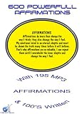 A MP3 CD AUDIO 600 PLUS POWER AFFIRMATIONS POWER CONDITIONING FOR YOUR MIND