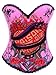 Wingeler Bustier Women Cool Rock N Roll Fashion Boned Corset-A160