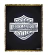 Harley-Davidson&reg; Motorcycles Logo Metal Throw Blanket