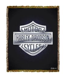 Harley-Davidson&reg; Motorcycles Logo Metal Throw Blanket