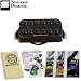 Seymour Duncan SH-8 Bridge Position Invader Electric Guitar Pickup - Black - Humbucker and Trembucker string spacing. Includes: GO-DPS Polishing Cloth, Planet Waves Guitar Polish & 3 Pick Sampler