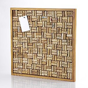 Childrens Toyshop  Kitchen & Housewares : Large Wine Cork Bulletin Board Kit (Maple